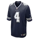 Zennovawear Dak Prescott Dallas Cowboys Game Team Jersey - Navy