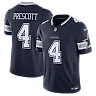 Zennovawear Dak Prescott Dallas Cowboys Team Vapor FUSE. Stitched Limited Jersey - Navy