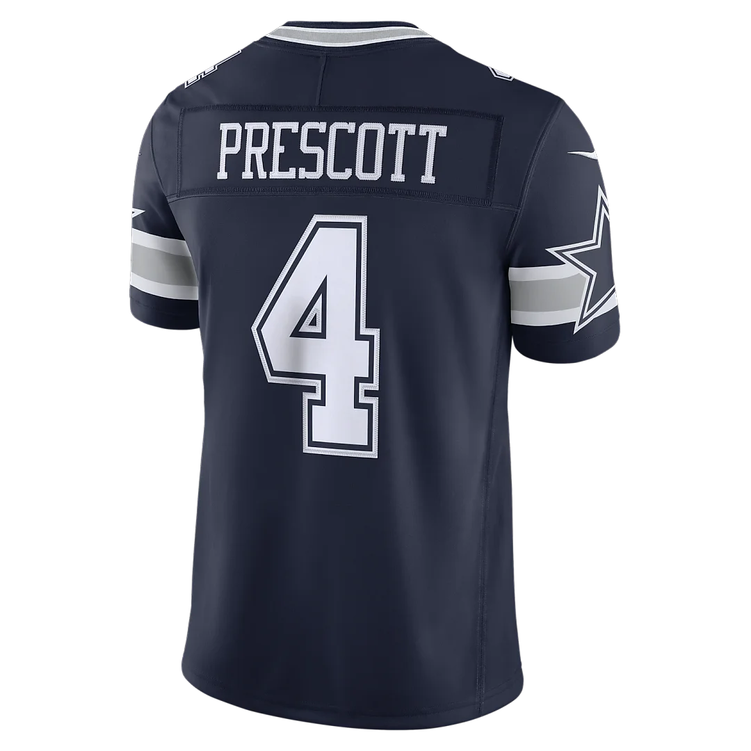 Zennovawear Dak Prescott Dallas Cowboys Team Vapor FUSE. Stitched Limited Jersey - Navy