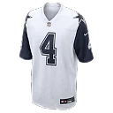 Zennovawear Dak Prescott Dallas Cowboys Alternate Game Team Jersey - White