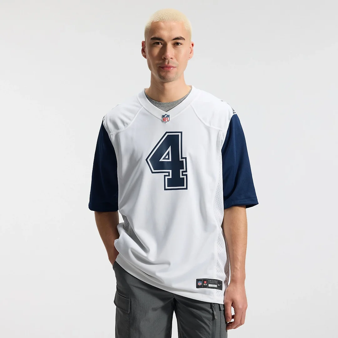 Zennovawear Dak Prescott Dallas Cowboys Alternate Game Team Jersey - White