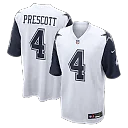 Zennovawear Dak Prescott Dallas Cowboys Alternate Game Team Jersey - White