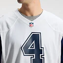 Zennovawear Dak Prescott Dallas Cowboys Alternate Game Team Jersey - White