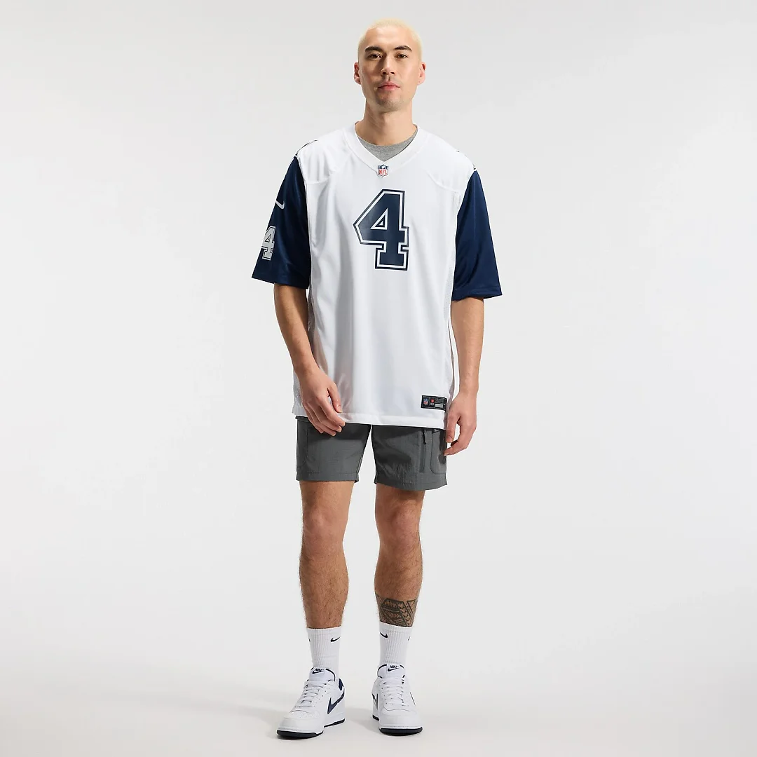 Zennovawear Dak Prescott Dallas Cowboys Alternate Game Team Jersey - White