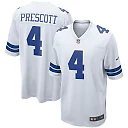 Zennovawear Dak Prescott Dallas Cowboys Game Team Jersey - White