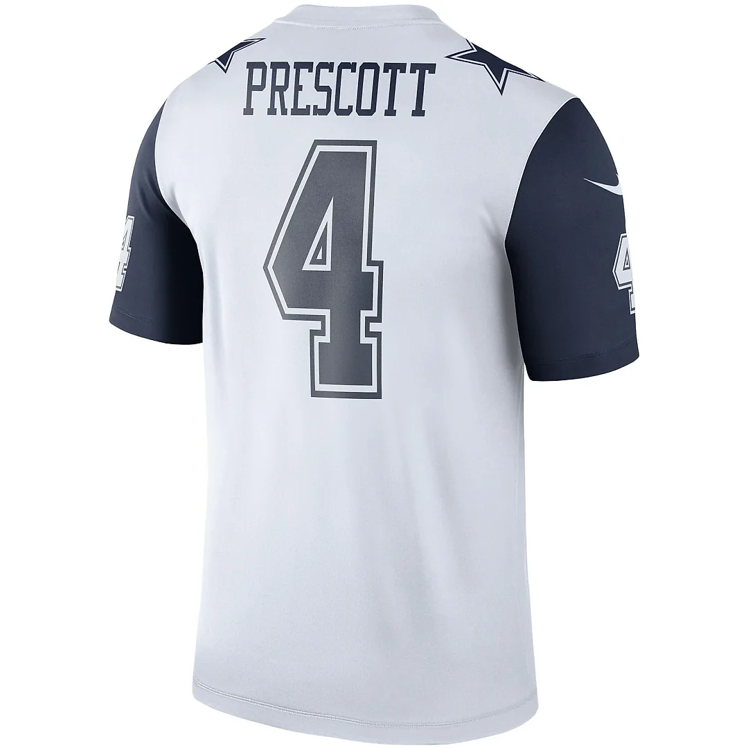 Zennovawear Dak Prescott Dallas Cowboys Legend Player Performance Top - White
