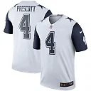 Zennovawear Dak Prescott Dallas Cowboys Legend Player Performance Top - White