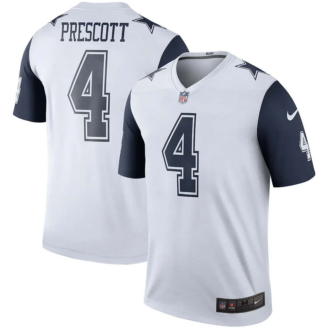 Zennovawear Dak Prescott Dallas Cowboys Legend Player Performance Top - White