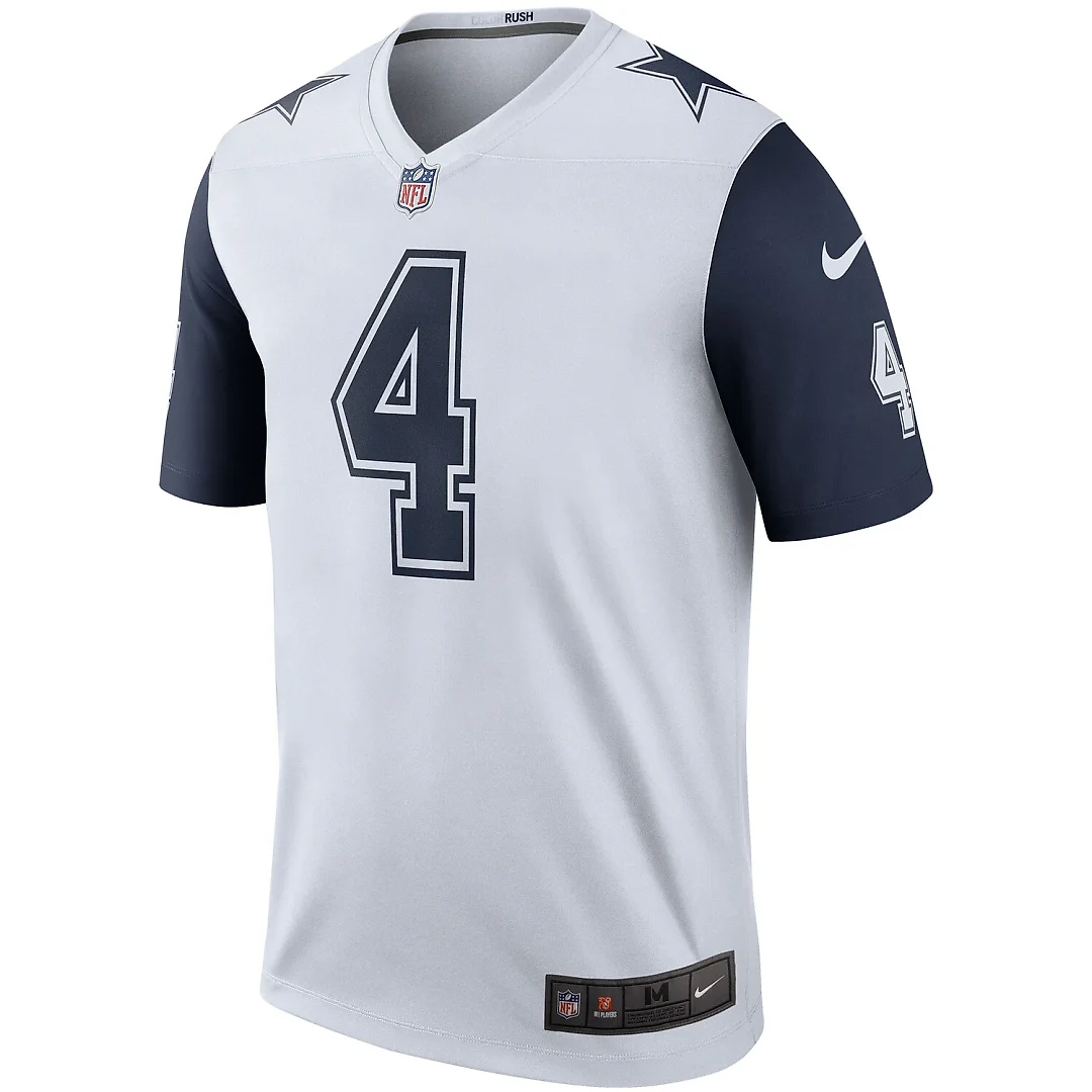 Zennovawear Dak Prescott Dallas Cowboys Legend Player Performance Top - White