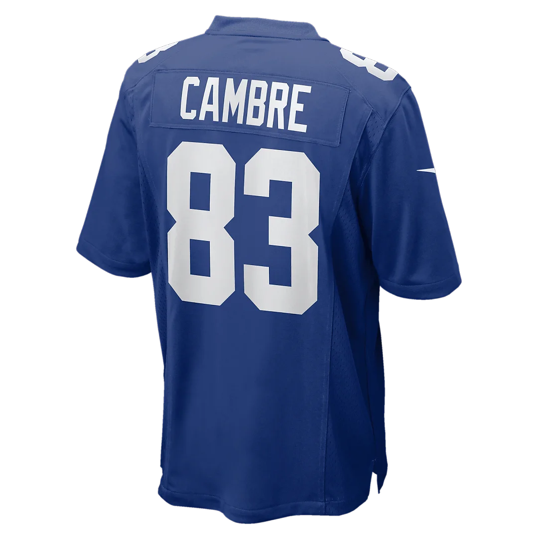 Zennovawear Dalen Cambre New York Giants Team Game Jersey - Royal