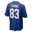 Zennovawear Dalen Cambre New York Giants Team Game Jersey - Royal