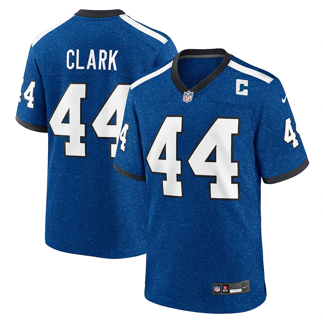 Zennovawear Dallas Clark Indianapolis Colts Retired Player Alternate Game Jersey - Blue