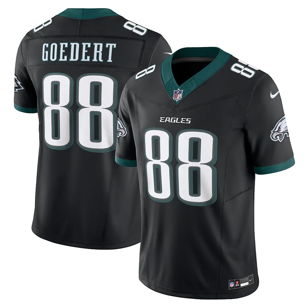 Zennovawear Dallas Goedert Philadelphia Eagles Alternate Vapor FUSE. Limited Jersey - Black