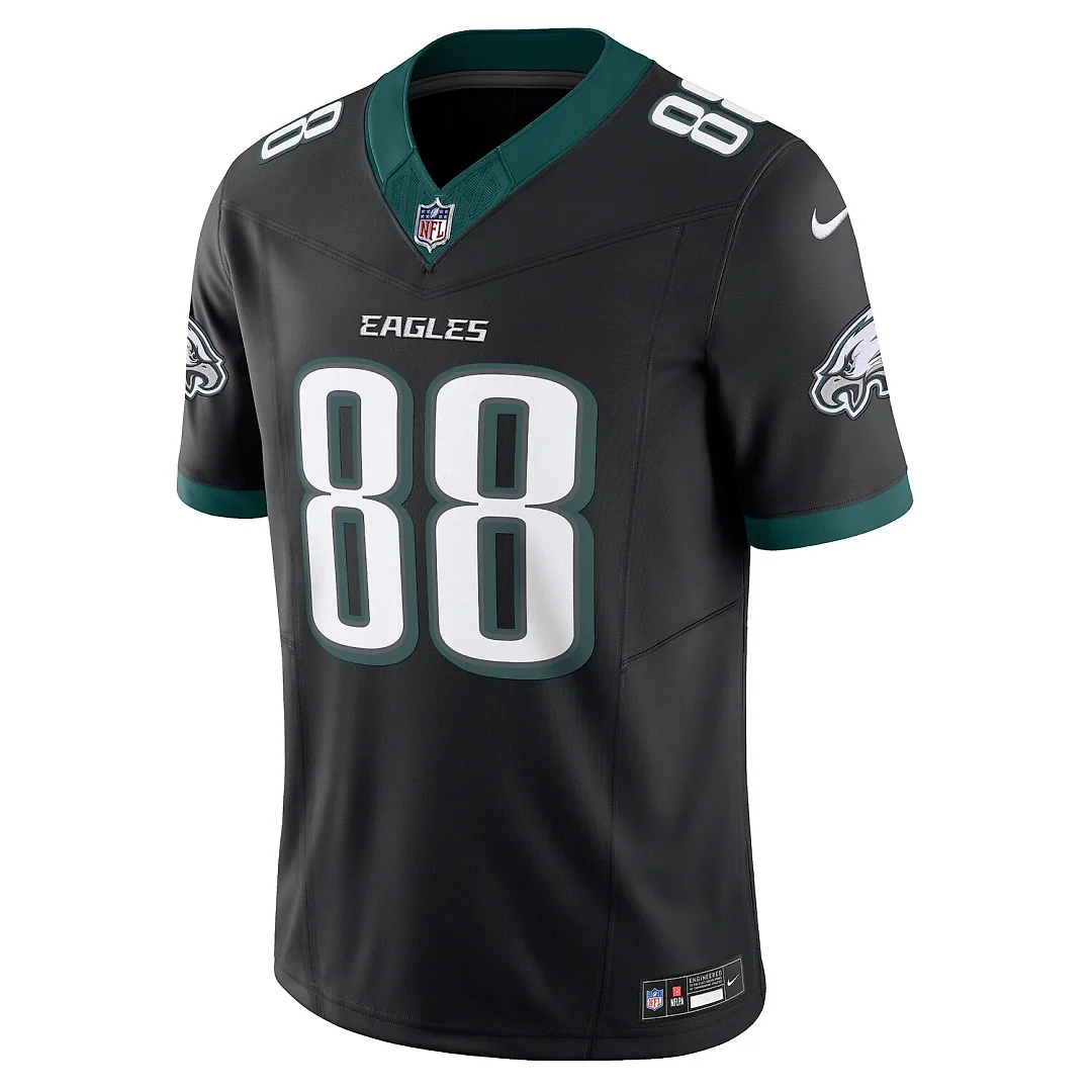 Zennovawear Dallas Goedert Philadelphia Eagles Alternate Vapor FUSE. Limited Jersey - Black