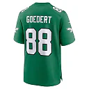 Zennovawear Dallas Goedert Philadelphia Eagles Alternate Game Player Jersey - Kelly Green