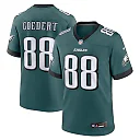 Zennovawear Dallas Goedert Philadelphia Eagles Team Game Jersey - Midnight Green