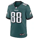 Zennovawear Dallas Goedert Philadelphia Eagles Team Game Jersey - Midnight Green