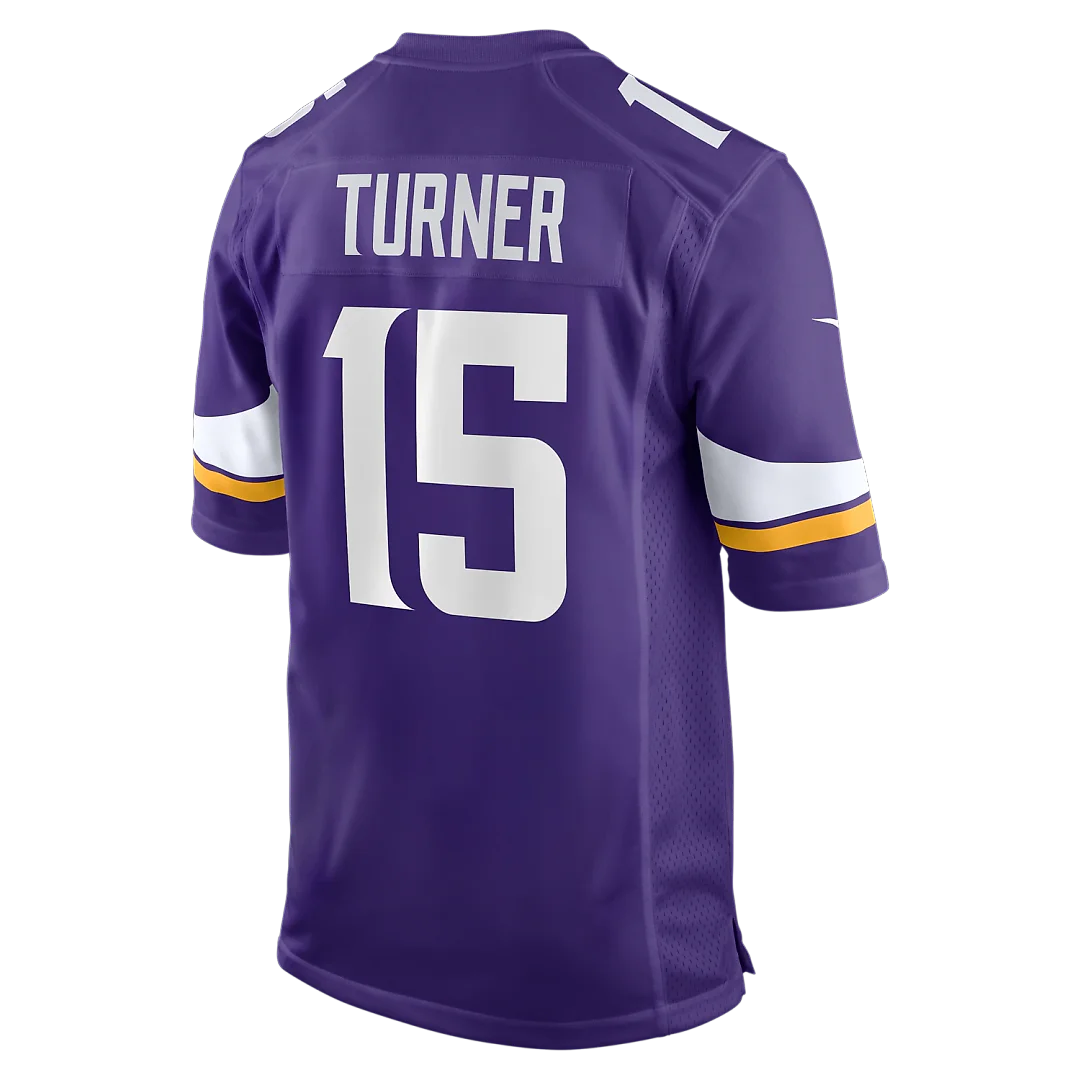 Zennovawear Dallas Turner Minnesota Vikings Game Jersey - Purple