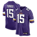 Zennovawear Dallas Turner Minnesota Vikings Game Jersey - Purple