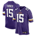 Zennovawear Dallas Turner Minnesota Vikings Player Game Jersey - Purple