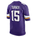 Zennovawear Dallas Turner Minnesota Vikings Player Game Jersey - Purple