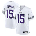 Zennovawear Dallas Turner Minnesota Vikings Alternate Game Jersey - White