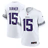 Zennovawear Dallas Turner Minnesota Vikings Alternate Game Jersey - White