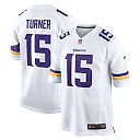 Zennovawear Dallas Turner Minnesota Vikings Game Jersey - White