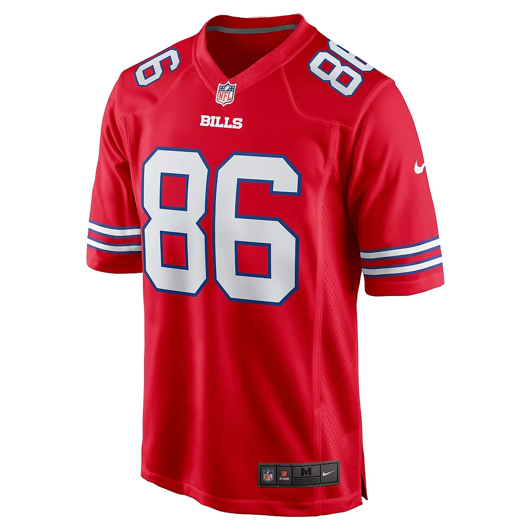 Zennovawear Dalton Kincaid Buffalo Bills Alternate Game Jersey - Red