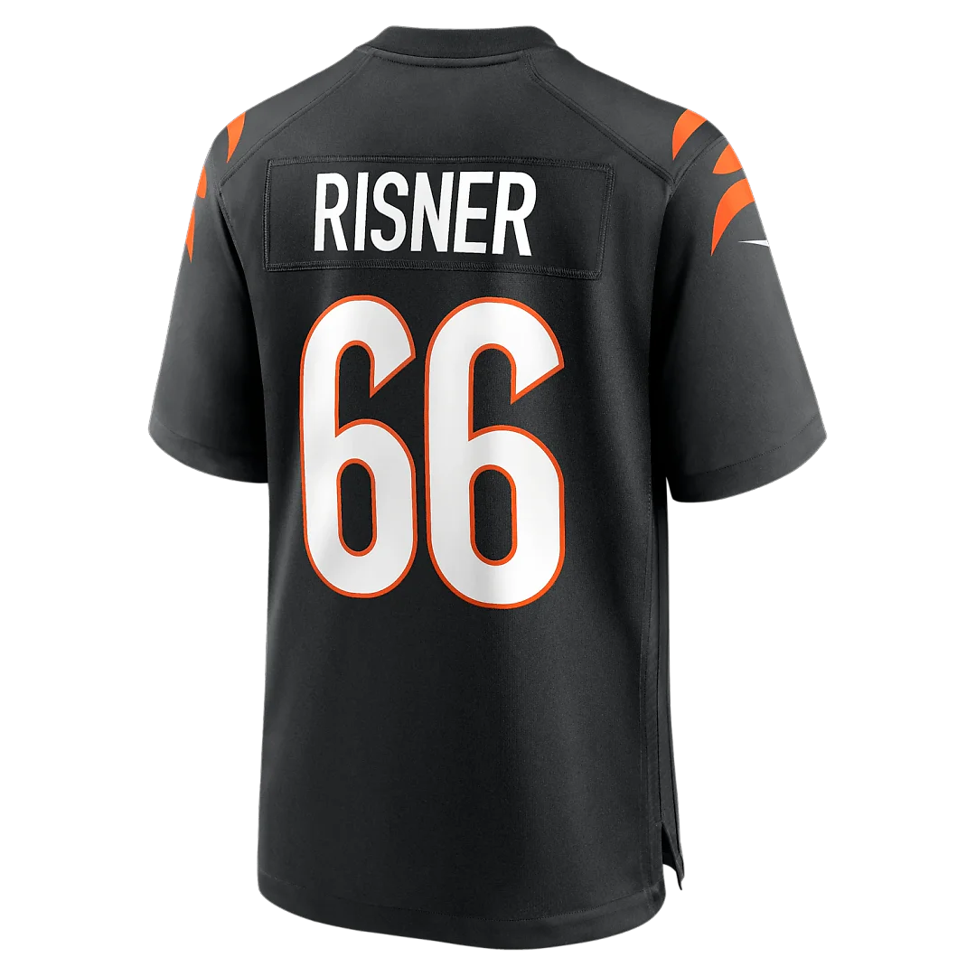 Zennovawear Dalton Risner Cincinnati Bengals Team Game Jersey - Black
