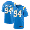 Zennovawear Dalvin Tomlinson Los Angeles Chargers Team Game Jersey - Powder Blue