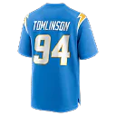 Zennovawear Dalvin Tomlinson Los Angeles Chargers Team Game Jersey - Powder Blue