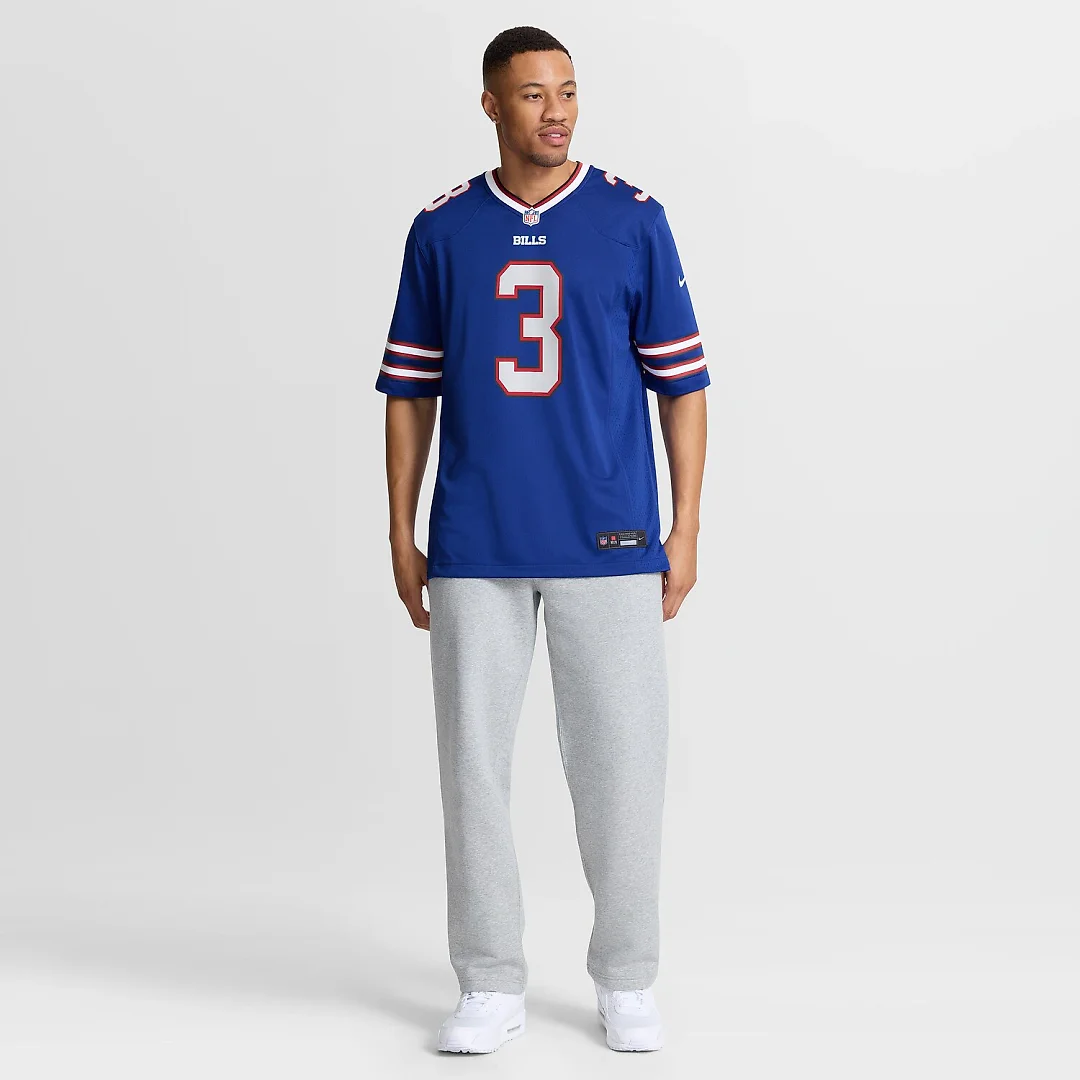 Zennovawear Damar Hamlin Buffalo Bills Game Jersey - Royal