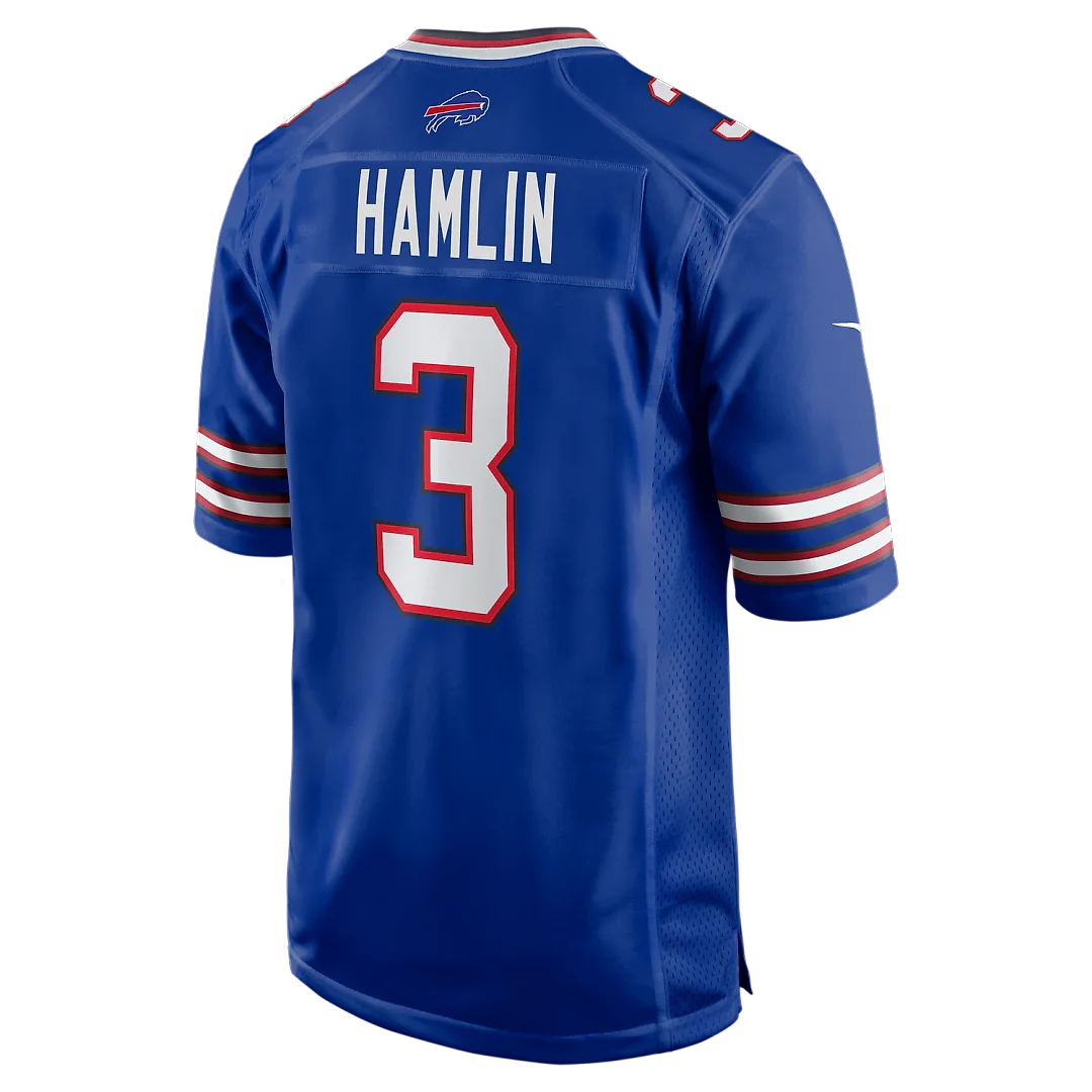 Zennovawear Damar Hamlin Buffalo Bills Game Jersey - Royal