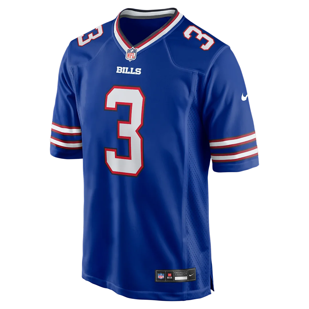 Zennovawear Damar Hamlin Buffalo Bills Game Jersey - Royal
