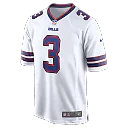 Zennovawear Damar Hamlin Buffalo Bills Game Jersey - White