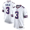 Zennovawear Damar Hamlin Buffalo Bills Game Jersey - White