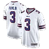 Zennovawear Damar Hamlin Buffalo Bills Game Jersey - White