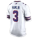 Zennovawear Damar Hamlin Buffalo Bills Game Jersey - White