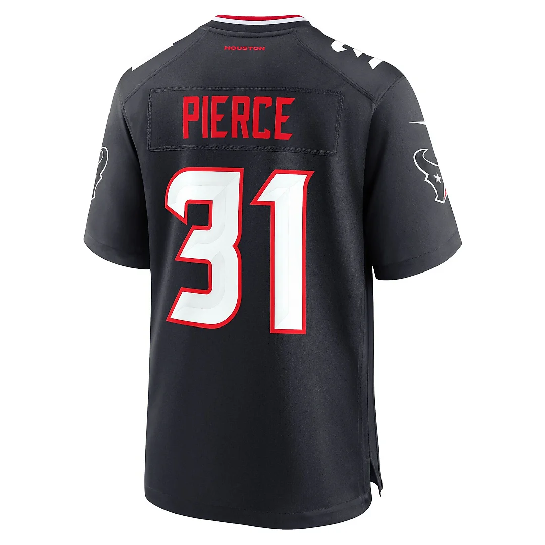 Zennovawear Dameon Pierce Houston Texans Game Jersey - Navy