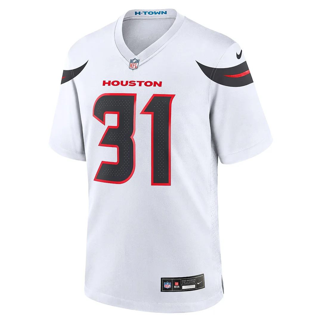 Zennovawear Dameon Pierce Houston Texans Game Jersey - White