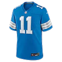 Zennovawear Damone Clark Detroit Lions Team Game Jersey - Blue