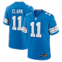 Zennovawear Damone Clark Detroit Lions Team Game Jersey - Blue