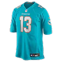 Zennovawear Dan Marino Miami Dolphins Game Retired Player Jersey - Aqua