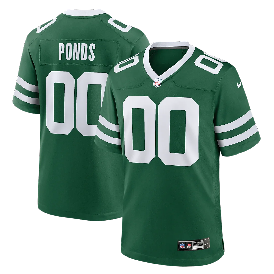 Zennovawear D'Angelo Ponds New York Jets Game Jersey - Legacy Green