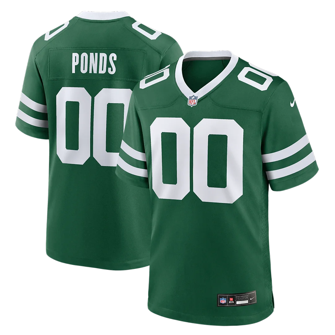 Zennovawear D'Angelo Ponds New York Jets Game Jersey - Legacy Green