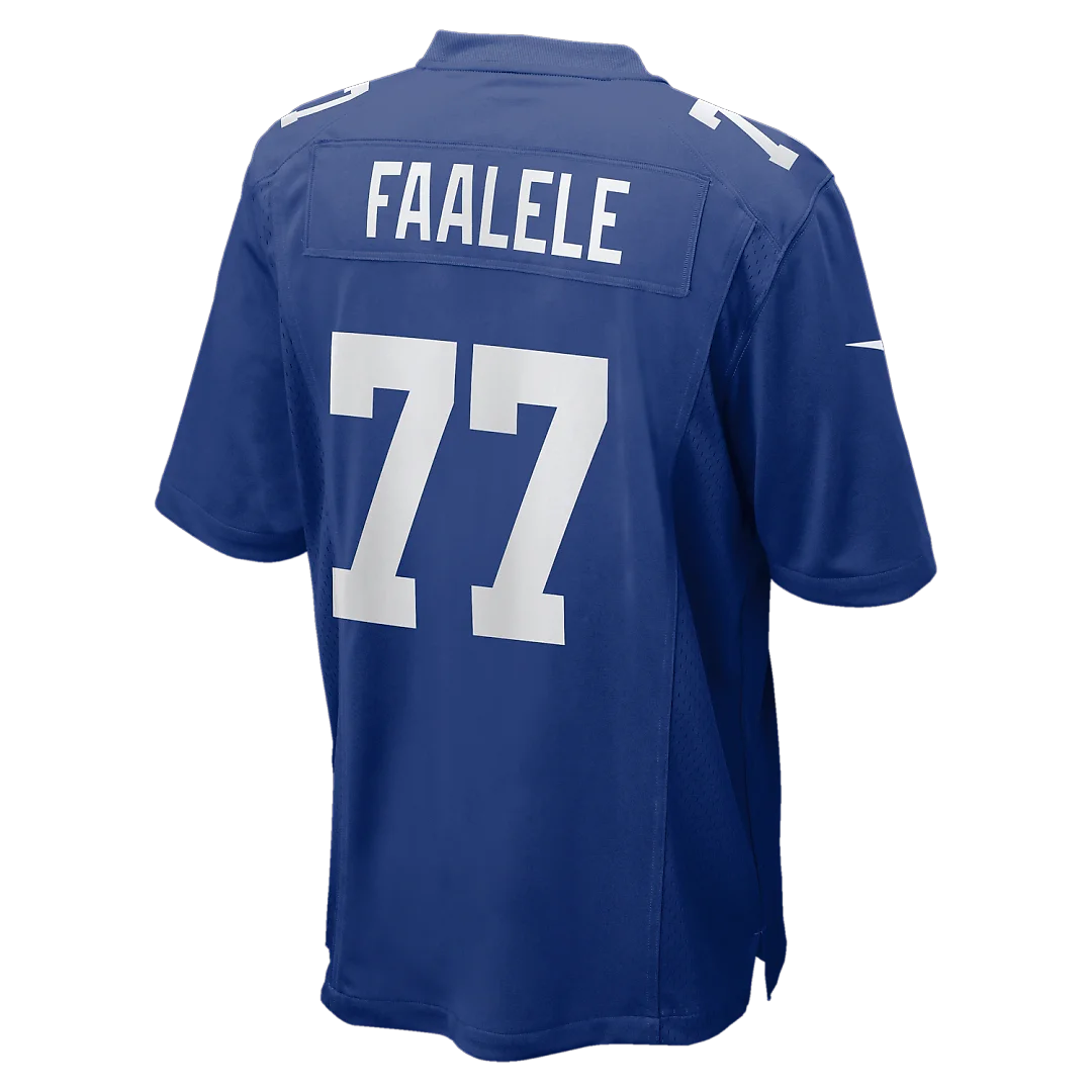 Zennovawear Daniel Faalele New York Giants Team Game Jersey - Royal