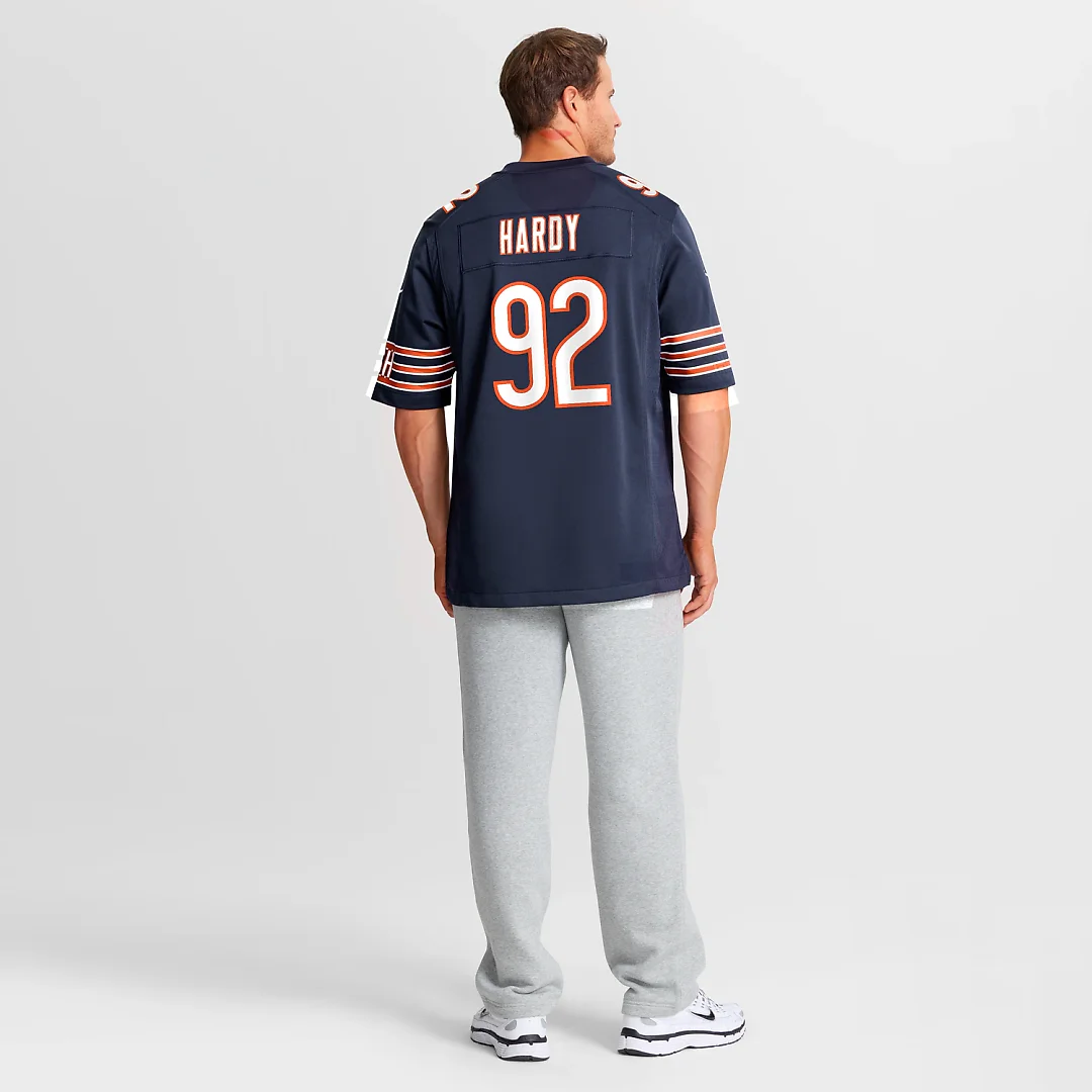 Zennovawear Daniel Hardy Chicago Bears Team Game Jersey - Navy