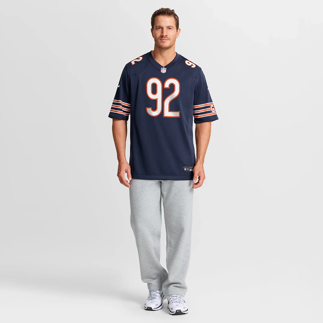 Zennovawear Daniel Hardy Chicago Bears Team Game Jersey - Navy