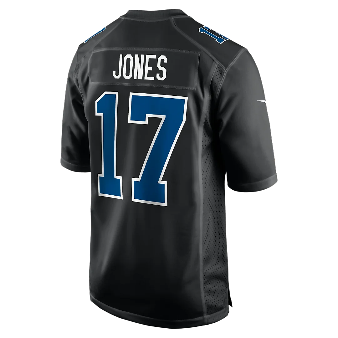 Zennovawear Daniel Jones Indianapolis Colts Fashion Game Jersey - Carbon Black